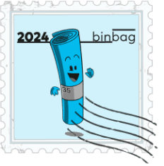 Binbag rolly stamp